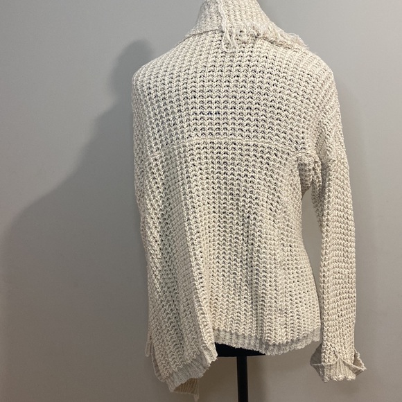 Free People I’ll Be Around Cardigan in Off White - Picture 6 of 9